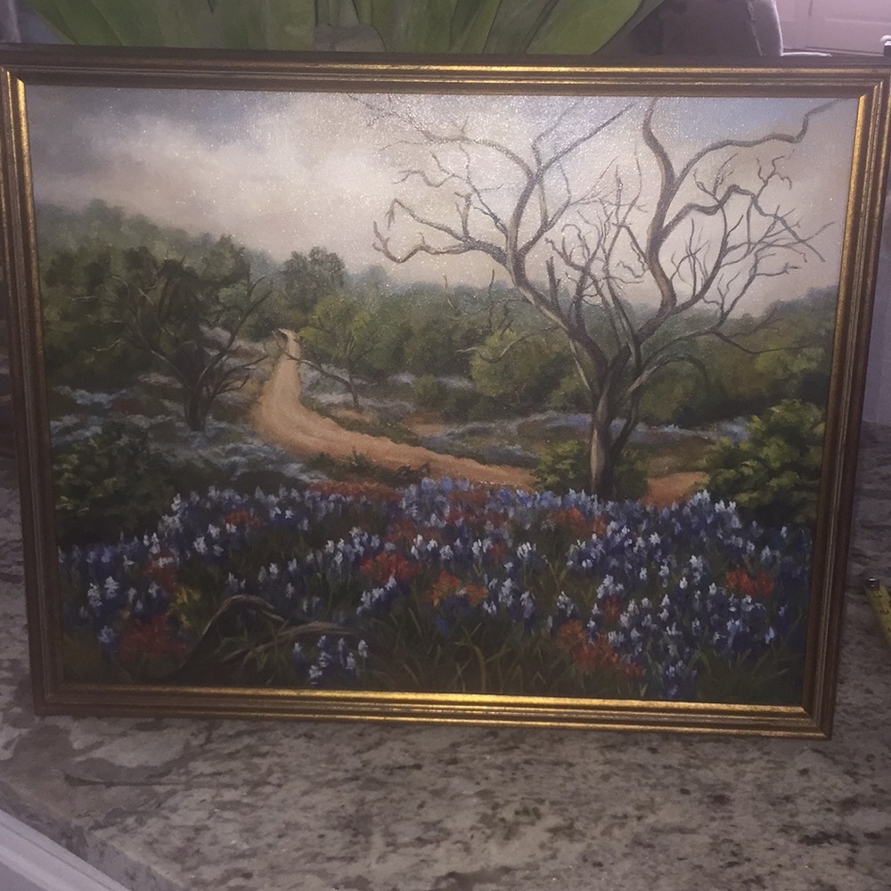 Painting in canvas